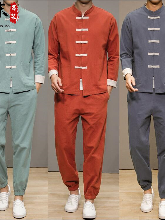 Chinese Style Cotton Linen Tan - Health & Wellness Utsg ulasan dan harga