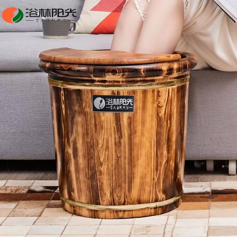 HYS cedar foot bucket foot mas - Foot Bath Massager ulasan dan harga