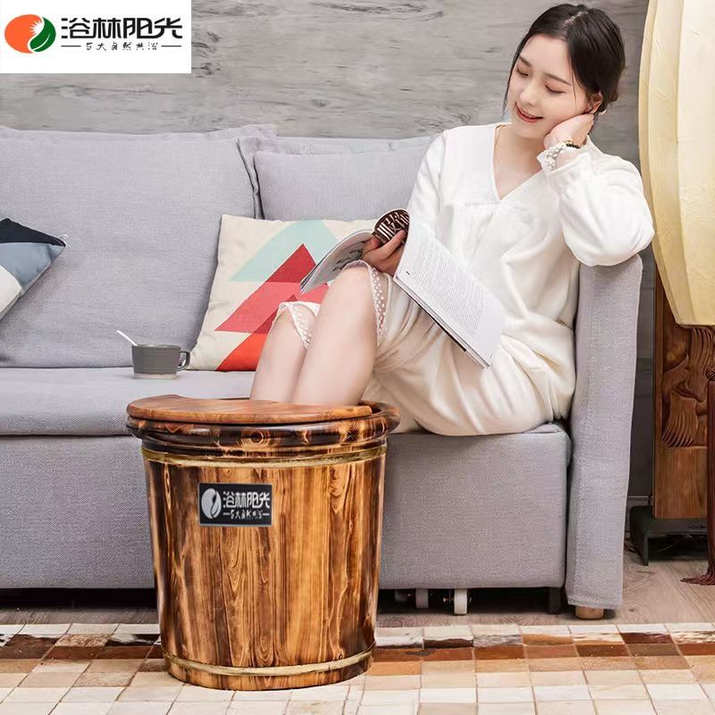 HYS cedar foot bucket foot mas - Foot Bath Massager ulasan dan harga