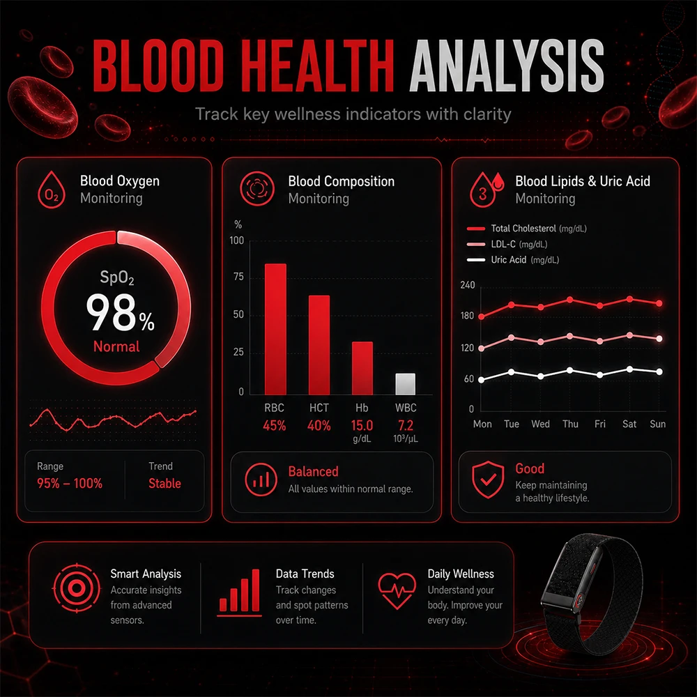 Smart Health Bracelet ECG HRV  - Health Wellness Zone ulasan dan harga